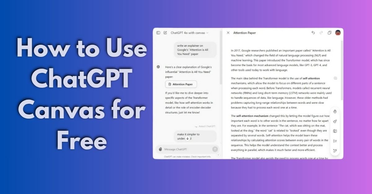 How to Use ChatGPT Canvas for Free